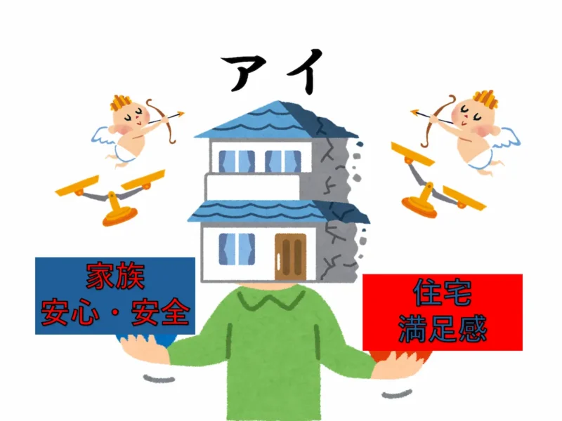 家族か住まいどちらかに愛を