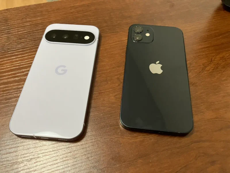 Pixel11とiPhone12の比較